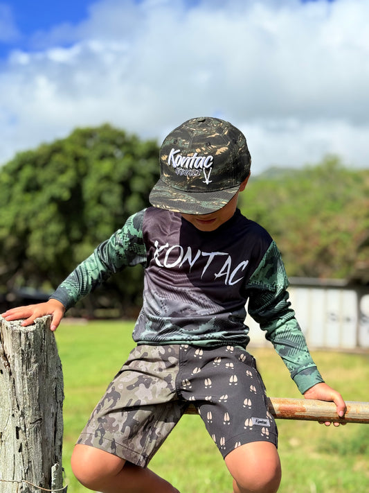 Keiki Camo board shorts