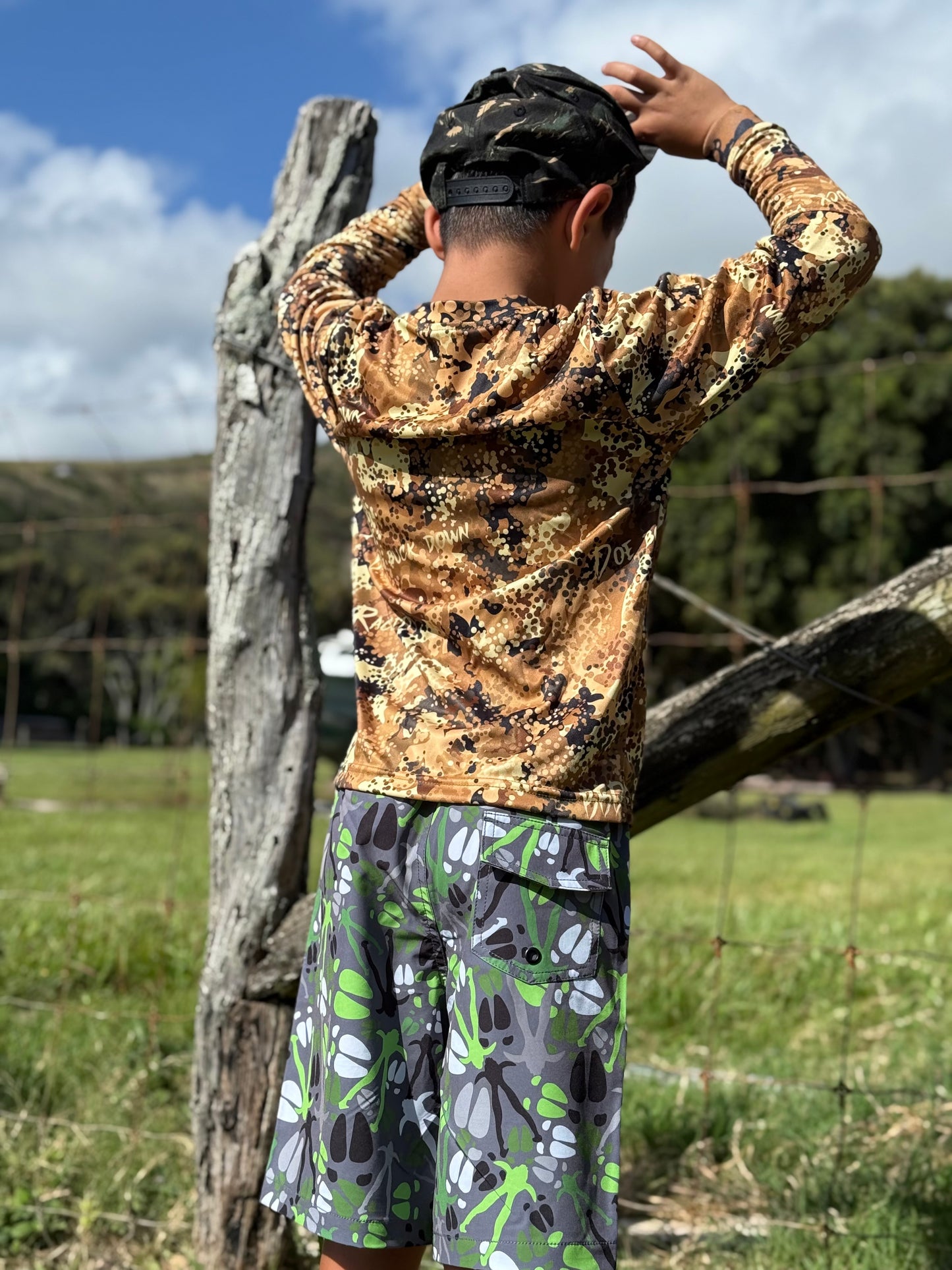 Boar Tusk board shorts