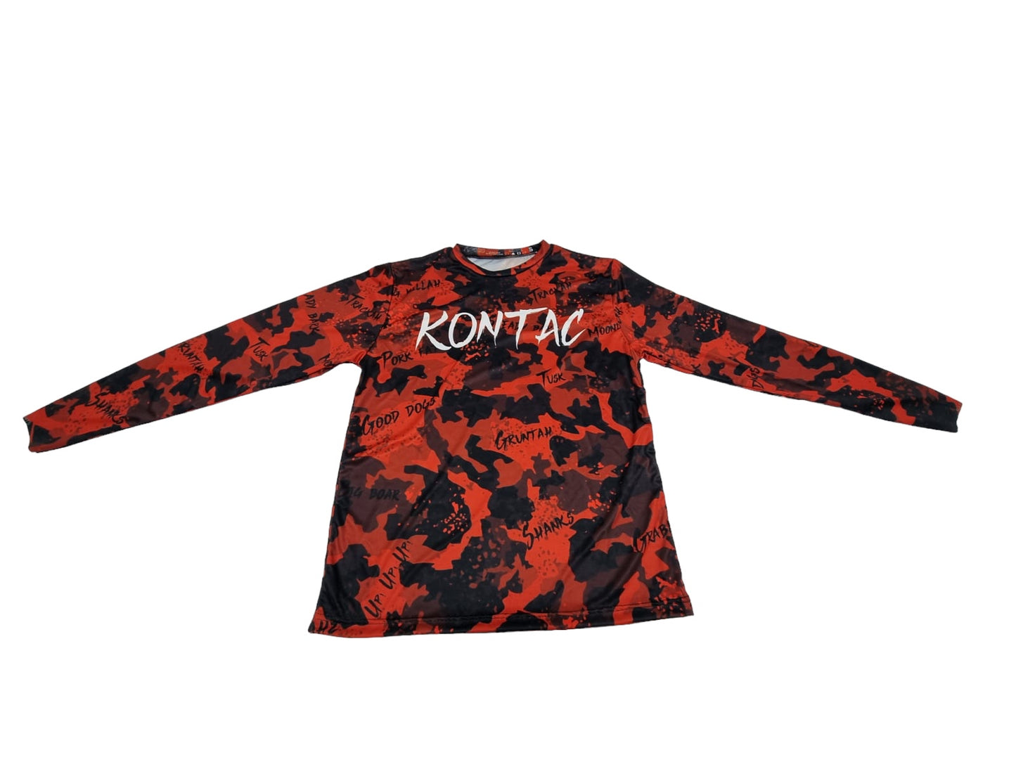 Red Camo long sleeve jersey